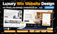 do wordpress to wix website creation, luxury wix website, redesign wix booking