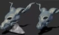 model custom 3d mask, cosplay helmet an