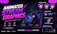 create animated twitch emotes, stream alerts, transitions and animated overlays
