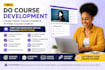 do course development, create online course content, ai video course creation