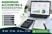 do bookkeeping, excel data entry, accounts payable and receivable