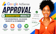 get google adsense approval for wordpress, blogger, website and ecommerce