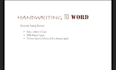 type handwritten notes, documents or scanned pdfs into to word or PDF