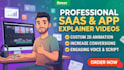 do saas explainer video, saas animation and saas demo video with motion graphics