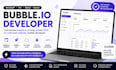 develop bubble io, fix bug, bubble mvp, no code saas website, bubble developer