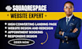 design a modern responsive squarespace website