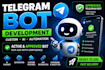 develop an approved telegram bot with ai, automation and custom features