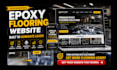 build lead generating epoxy flooring wordpress website for flooring business