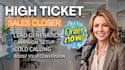 be your high ticket sales closer b2b b2c sales representative appointment setter