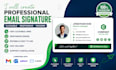 create a professional email signature