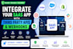 integrate your saas app with third party apis and webhooks