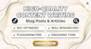 write high quality content for your blog or website