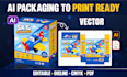 convert ai generated packaging design into print ready editable vector files
