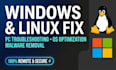 troubleshoot, fix, and optimize your PC system remotely