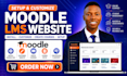 setup moodle lms install customize moodle lms website create moodle course setup