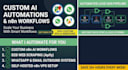 integrate n8n ai workflows, custom apis, and whatsapp bot