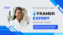 design and develop a modern framer website, figma to framer