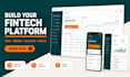 develop fintech app, fintech web platform, mvp, backend and dashboard