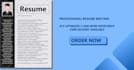 write professional resume and cover letter