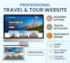 create a responsive travel and tour booking website