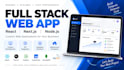 build a full stack web app with nextjs react and nodejs