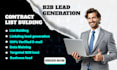 provide targeted b2b leads with verified emails and contact