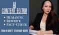 humanize rewrite edit and fact check content