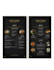 premium restaurant menu design