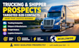 provide 3000 verified trucking leads, freight leads and targeted shipper leads
