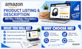 write amazon product listing and descriptions