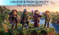 design a minecraft skin in 3d