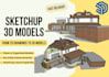 provide architecture 3d models in sketchup