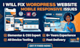 fix wordpress website mobile responsive issues