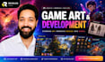 develop your unity game and create custom game art