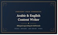 write arabic content that converts, not just translates