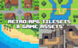 do pixel art tileset background rpg map 2d top down game assets sprite sheet