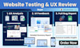 analyze your website and give feedback