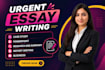 do urgent essay writing as an essay writer expert