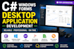 develop c sharp windows forms desktop application