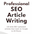 write professional seo article