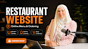 design a restaurant website with online menu and ordering