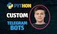 create a custom telegram bot with python