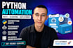 handle python automation, server deployment, and devops task