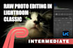 do a custom edit of raw photos using lightroom classic
