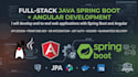 build a full stack web application with java spring boot and angular