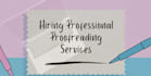 proofread and edit your text