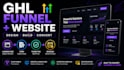 design gohighlevel website gohighlevel landing page funnel builder