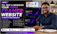 fix edit redesign your figma framer website landing page and make it responsive