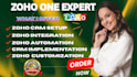 setup zoho one zoho crm zoho campaign crm implementation