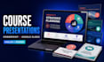 design professional course presentations in powerpoint or google slides